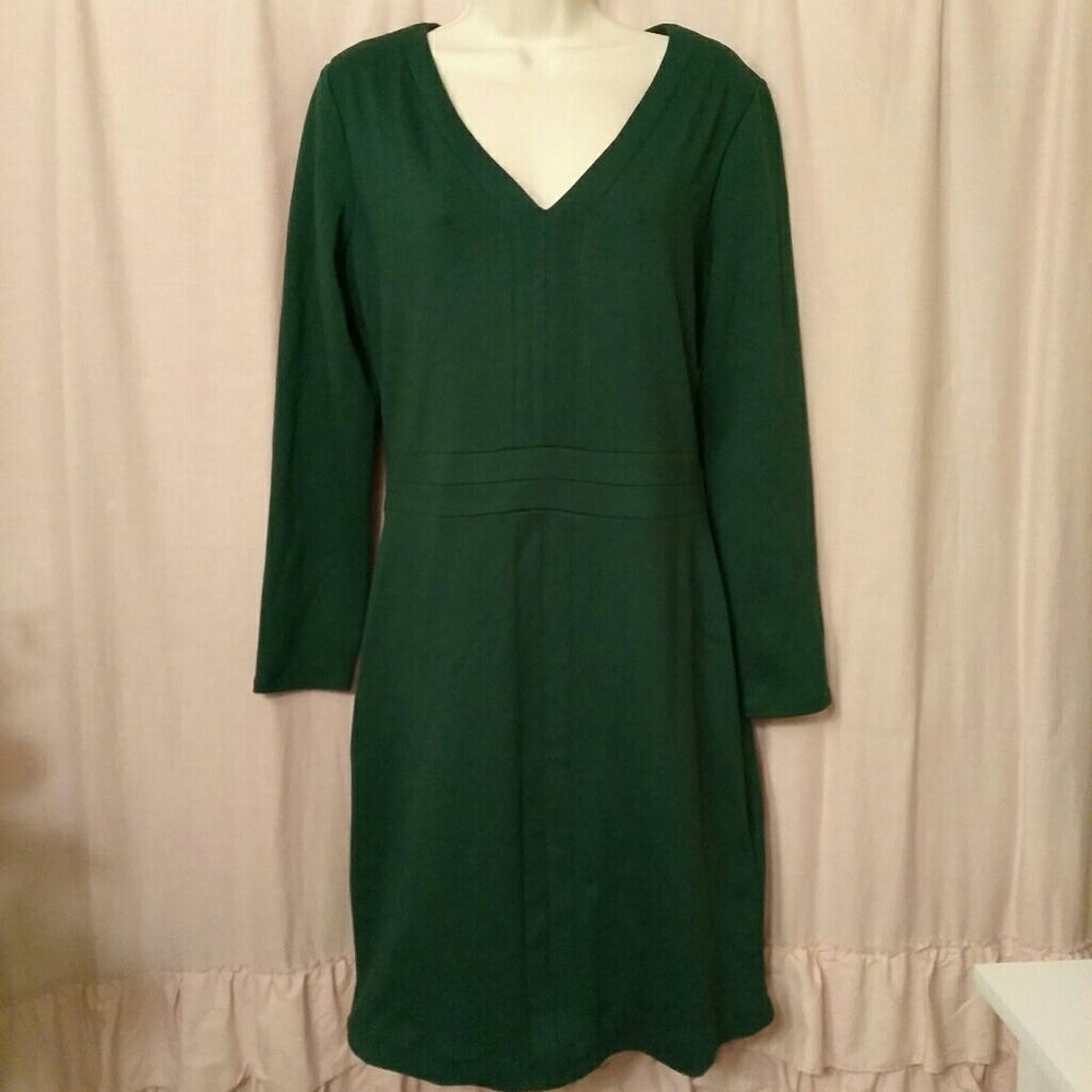 Badgley Mischka Hunter Green Dress